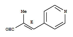 (e)-(9ci)-2-甲基-3-(4-吡啶)-2-丙烯醛結(jié)構(gòu)式_201293-76-7結(jié)構(gòu)式