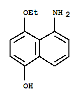 (9ci)-5-氨基-4-乙氧基-1-萘酚結構式_204453-42-9結構式