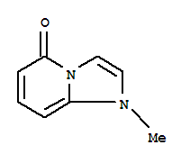 (9ci)-1-甲基-咪唑并[1,2-a]吡啶-5(1h)-酮結(jié)構式_204927-16-2結(jié)構式