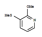 (9CI)-2-甲氧基-3-(甲基硫代)-吡啶結(jié)構(gòu)式_207732-29-4結(jié)構(gòu)式