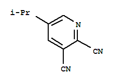 (9ci)-5-(1-甲基乙基)-2,3-吡啶二甲腈結(jié)構(gòu)式_210878-87-8結(jié)構(gòu)式