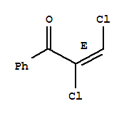 (2e)-(9ci)-2,3-二氯-1-苯基-2-丙烯-1-酮結構式_211322-72-4結構式