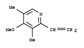 (9CI)-2-乙烯-4-甲氧基-3,5-二甲基-吡啶結(jié)構(gòu)式_212778-97-7結(jié)構(gòu)式