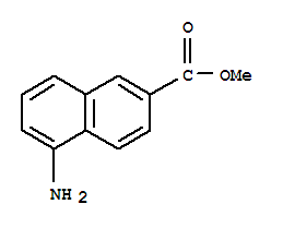 (9ci)-5-氨基-2-萘羧酸甲酯結(jié)構(gòu)式_214628-89-4結(jié)構(gòu)式