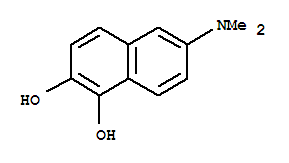 (8ci)-6-(二甲基氨基)-1,2-萘二醇結(jié)構(gòu)式_21489-54-3結(jié)構(gòu)式