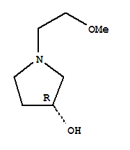 (3r)-(9ci)-1-(2-甲氧基乙基)-3-吡咯烷醇結(jié)構(gòu)式_216666-99-8結(jié)構(gòu)式