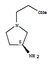 (3s)-(9ci)-1-(2-甲氧基乙基)-3-吡咯烷胺結構式_216667-74-2結構式