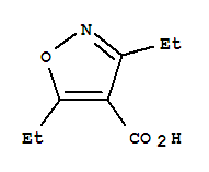 (9ci)-3,5-二乙基-4-異噁唑羧酸結(jié)構(gòu)式_216700-85-5結(jié)構(gòu)式