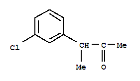 3-(3-氯苯基)-2-丁酮結(jié)構(gòu)式_21905-97-5結(jié)構(gòu)式