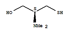 (2s)-(9ci)-2-(二甲基氨基)-3-疏基-1-丙醇結(jié)構(gòu)式_219744-48-6結(jié)構(gòu)式