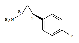 (1r,2s)-(9ci)-2-(4-氟苯基)-環(huán)丙胺結(jié)構(gòu)式_220349-80-4結(jié)構(gòu)式