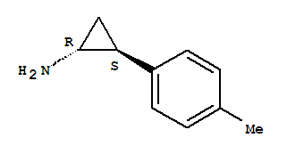 (1r,2s)-(9ci)-2-(4-甲基苯基)-環(huán)丙胺結(jié)構(gòu)式_220349-91-7結(jié)構(gòu)式