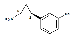 (1r,2s)-(9ci)-2-(3-甲基苯基)-環(huán)丙胺結(jié)構(gòu)式_220350-32-3結(jié)構(gòu)式