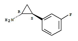 (1r,2s)-(9ci)-2-(3-氟苯基)-環(huán)丙胺結(jié)構(gòu)式_220353-83-3結(jié)構(gòu)式