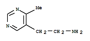 (6CI,7CI,8CI)-5-(2-氨基乙基)-4-甲基嘧啶結構式_22126-37-0結構式