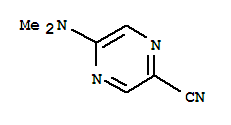 (9CI)-5-(二甲基氨基)-吡嗪甲腈結(jié)構(gòu)式_221295-05-2結(jié)構(gòu)式