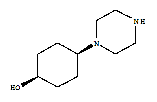 順式-(9ci)-4-(1-哌嗪)-環(huán)己醇結(jié)構(gòu)式_223605-17-2結(jié)構(gòu)式