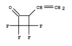 (8ci)-2,2,3,3-四氟-4-乙烯基-環(huán)丁烷酮結(jié)構(gòu)式_22411-35-4結(jié)構(gòu)式