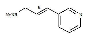 (2e)-(9ci)-n-甲基-3-(3-吡啶)-2-丙烯-1-胺結(jié)構(gòu)式_228271-74-7結(jié)構(gòu)式