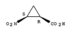 cis-(8ci)-2-硝基-環(huán)丙烷羧酸結構式_22882-44-6結構式