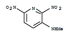 (8CI)-3-(甲基氨基)-2,6-二硝基-吡啶結(jié)構(gòu)式_22902-71-2結(jié)構(gòu)式