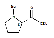 (S)-1-乙?；量┩?2-羧酸乙酯結(jié)構(gòu)式_23037-82-3結(jié)構(gòu)式