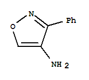 (9ci)-3-苯基-4-異噁唑胺結(jié)構(gòu)式_23350-02-9結(jié)構(gòu)式