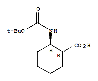 (1R,2r)-boc-2-氨基環(huán)己烷羧酸結(jié)構(gòu)式_233661-54-6結(jié)構(gòu)式