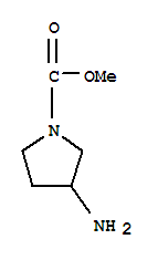 (9ci)-3-氨基-1-吡咯烷羧酸甲酯結構式_233764-45-9結構式