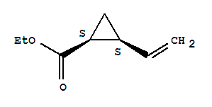 (1s,2s)-(9ci)-2-乙烯-環(huán)丙烷羧酸乙酯結(jié)構(gòu)式_240404-80-2結(jié)構(gòu)式