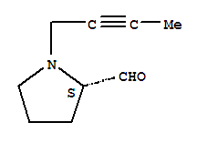 (2s)-(9ci)-1-(2-丁炔基)-2-吡咯烷羧醛結構式_243454-30-0結構式