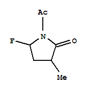 (9ci)-1-乙酰基-5-氟-3-甲基-2-吡咯烷酮結(jié)構(gòu)式_246181-65-7結(jié)構(gòu)式