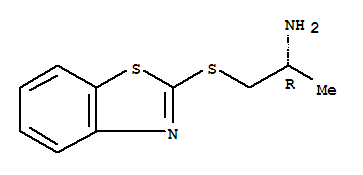 (2r)-(9ci)-1-(2-苯并噻唑硫代)-,2-丙胺結(jié)構(gòu)式_247027-96-9結(jié)構(gòu)式