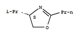 Oxazole, 4,5-dihydro-4-(1-methylethyl)-2-propyl-, (4s)-(9ci)Structure,253686-05-4Structure Oxazole, 4,5-dihydro-4-(1-methylethyl)-2-propyl-, (4s)-(9ci) Structure,253686-05-4Structure