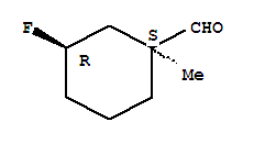 (1s,3r)-(9ci)-3-氟-1-甲基-環(huán)己烷羧醛結(jié)構(gòu)式_255852-19-8結(jié)構(gòu)式