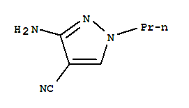 1H-pyrazole-4-carbonitrile,3-amino-1-propyl-(9ci) Structure,261629-02-1Structure