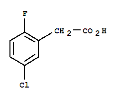 5-氯-2-氟苯乙酸結(jié)構(gòu)式_261762-97-4結(jié)構(gòu)式