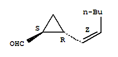 (1s,2r)-(9ci)-2-(1z)-1-己烯-環(huán)丙烷羧醛結(jié)構(gòu)式_263399-61-7結(jié)構(gòu)式