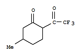 (9ci)-5-甲基-2-(三氟乙?；?-環(huán)己酮結(jié)構(gòu)式_266309-21-1結(jié)構(gòu)式