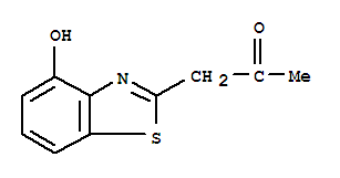 (8ci)-1-(4-羥基-2-苯并噻唑)-2-丙酮結(jié)構(gòu)式_26749-63-3結(jié)構(gòu)式