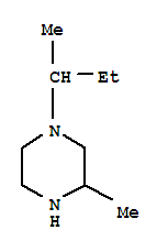 Piperazine, 3-methyl-1-(1-methylpropyl)-(9ci)Structure,26864-89-1Structure Piperazine, 3-methyl-1-(1-methylpropyl)-(9ci) Structure,26864-89-1Structure