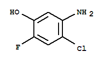 5-氨基-4-氯-2-氟苯酚結(jié)構(gòu)式_270899-93-9結(jié)構(gòu)式