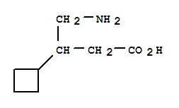 bta--(氨基甲基)-環(huán)丁烷丙酸結構式_271580-15-5結構式