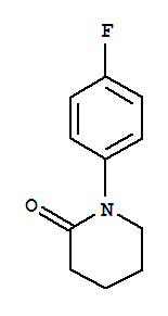 1-(4-氟苯基)-哌啶-2-酮結(jié)構(gòu)式_27471-40-5結(jié)構(gòu)式