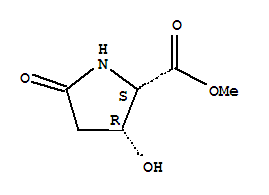 dl-順式-(8ci)-3-羥基-5-氧代脯氨酸甲酯結構式_2764-46-7結構式