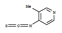(9CI)-4-異硫代氰?；?3-甲基-吡啶結(jié)構(gòu)式_285125-09-9結(jié)構(gòu)式
