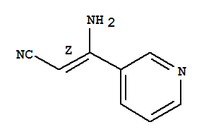 (2z)-(9ci)-3-氨基-3-(3-吡啶)-,2-丙烯腈結(jié)構(gòu)式_287493-97-4結(jié)構(gòu)式