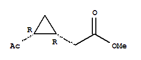 (1r,2r)-rel-2-乙酰基-環(huán)丙烷乙酸結(jié)構(gòu)式_288153-50-4結(jié)構(gòu)式