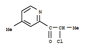 (9ci)-2-氯-1-(4-甲基-2-吡啶)-1-丙酮結(jié)構(gòu)式_289469-59-6結(jié)構(gòu)式