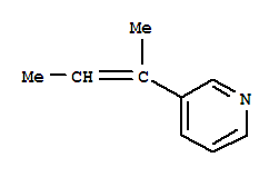 (9CI)-3-(1-甲基-1-丙烯基)-吡啶結(jié)構(gòu)式_291753-54-3結(jié)構(gòu)式